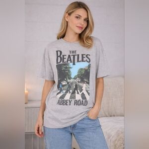 The Beatles Abbey Road Gray T-Shirt